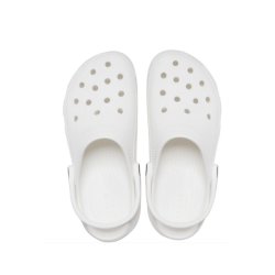 CROCS CLASSIC PLATFORM WHITE CLOG 100 - 206750