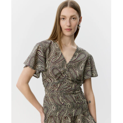 SOFIE SCHNOOR LEELASW PRINTED BLOUSE BORDEAUX MIX PAISLEY - S262400