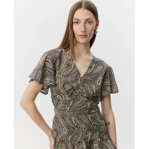 SOFIE SCHNOOR LEELASW PRINTED BLOUSE BORDEAUX MIX PAISLEY - S262400