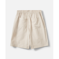 SOFIE SCHNOOR BLAIRSW STRIPED BERMUDA SHORTS WHITE/BLACK STRIPE - S262291