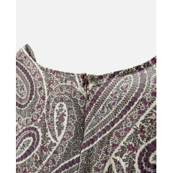 SOFIE SCHNOOR LEELASW PRINTED BLOUSE BORDEAUX MIX PAISLEY - S262400