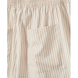 SOFIE SCHNOOR BLAIRSW STRIPED BERMUDA SHORTS WHITE/BLACK STRIPE - S262291