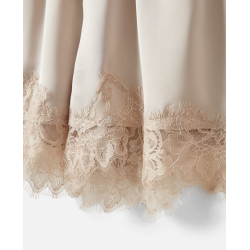 SOFIE SCHNOOR VADA LACE DETAILED SHORTS FEATHER GRAY - S262326
