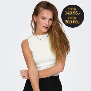 ONLY EA 4-WAYS TOP R�HVID - 15278090