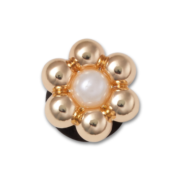  CROCS CHARMS GOLD AND PEARL TINY FLOWER - 10015363