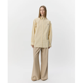 SOFIE SCHNOOR MERCYSW OVERSIZED SHIRT LIGHT YELLOW - S262205