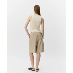 SOFIE SCHNOOR BECASW RIB TANK TOP CREAM WHITE - S262362