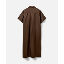 SOFIE SCHNOOR ASANASW OVERSIZE SHIRT DRESS SENSE BROWN - S262212