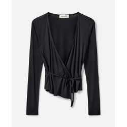 SOFIE SCHNOOR JOODYSW BLOUSE BLACK - SNOS558