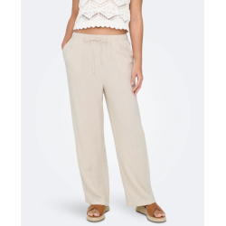 ONLY SIESTA MW PULL-UP LINEN BL PNT MOONBEAM - 15322263