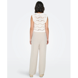 ONLY SIESTA MW PULL-UP LINEN BL PNT MOONBEAM - 15322263