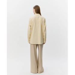 SOFIE SCHNOOR MERCYSW OVERSIZED SHIRT LIGHT YELLOW - S262205