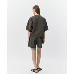 SOFIE SCHNOOR ELOISESW SHORT SLEEVE SWAETSHIRT WARM STONE - S262200