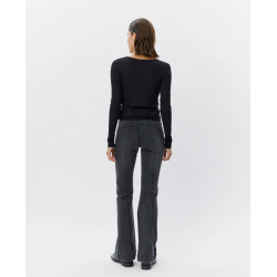 SOFIE SCHNOOR JOODYSW BLOUSE BLACK - SNOS558