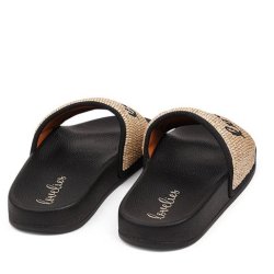 LOVELIES MAYALA BAST LOGO SLIDES SANDSHELL - MAY3510