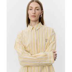 SOFIE SCHNOOR MERCYSW OVERSIZED SHIRT LIGHT YELLOW - S262205