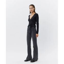 SOFIE SCHNOOR JOODYSW BLOUSE BLACK - SNOS558