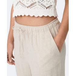 ONLY SIESTA MW PULL-UP LINEN BL PNT MOONBEAM - 15322263