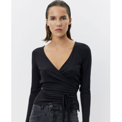 SOFIE SCHNOOR JOODYSW BLOUSE BLACK - SNOS558