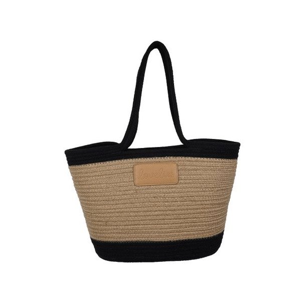  LOVELIES FLAMENCON BEACH BAG MEDIUM JETBLACK - FLA1935