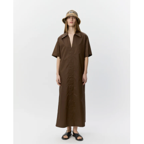 SOFIE SCHNOOR ASANASW OVERSIZE SHIRT DRESS SENSE BROWN - S262212