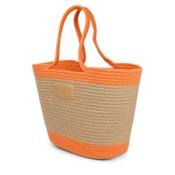 LOVELIES FLAMENCON  BEACH BAG MEDIUM ORANGE PARADISE - FLA1933