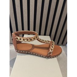 SOFIE SCHNOOR GINASW COGNAC SANDAL - T443