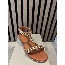 SOFIE SCHNOOR GINASW COGNAC SANDAL - T443
