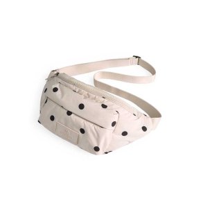 MARKBERG FAME BUM BAG RECYCLED TASKE POLKA DOT CREME - 4931RPV