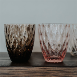 SPECKTRUM DIAMOND DRINKING GLASS SMOKE - 1200