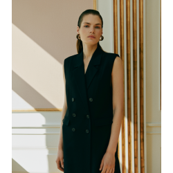 SOFIE SCHNOOR ELISABETHSW VEST BLACK- S253335