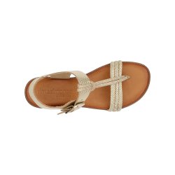 TIM & SIMONSEN SANDAL I PLATINO MED STEN - 60A179