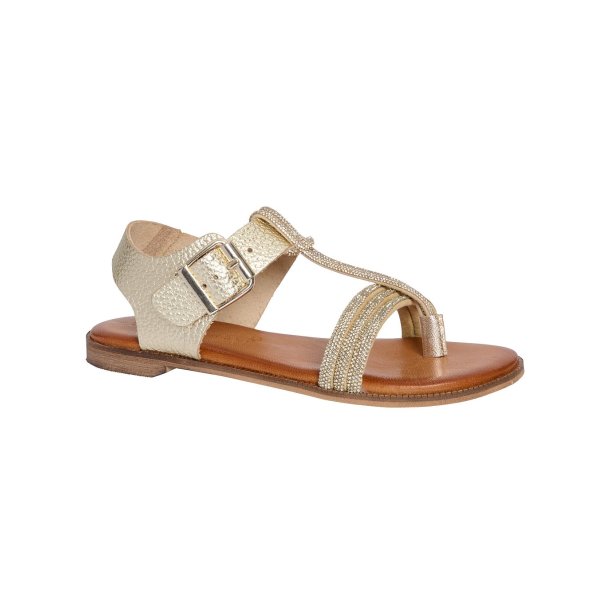 TIM & SIMONSEN SANDAL I PLATINO MED STEN - 60A179