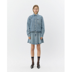 SOFIE SCHNOOR INDIGOSW SHORT DENIM SKIRT BLUE DENIM - S261477