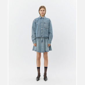 SOFIE SCHNOOR INDIGOSW SHORT DENIM SKIRT BLUE DENIM - S261477