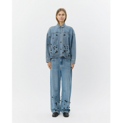 SOFIE SCHNOOR AMAYASW BOXY DENIM JACKET BLUE DENIM - S261320