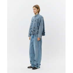 SOFIE SCHNOOR AMAYASW BOXY DENIM JACKET BLUE DENIM - S261320