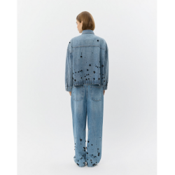 SOFIE SCHNOOR AMAYASW BOXY DENIM JACKET BLUE DENIM - S261320