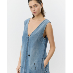 SOFIE SCHNOOR ELIN SWEATSHIRT FOG - S261577