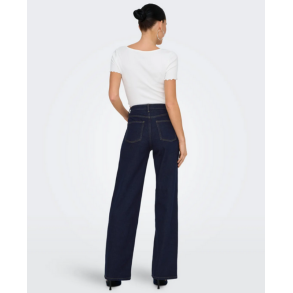  ONLY JUICY DARK BLUE DENIM WIDE RINSE - 15328295