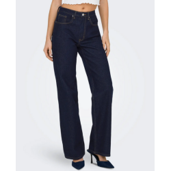  ONLY JUICY DARK BLUE DENIM WIDE RINSE - 15328295