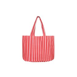  BLACK COLOUR NELLA RED/ROSE CANVAS BAG - 9357