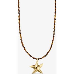 WOLFF JEWELRY BIG STAR NECKLACE G/B - 1260