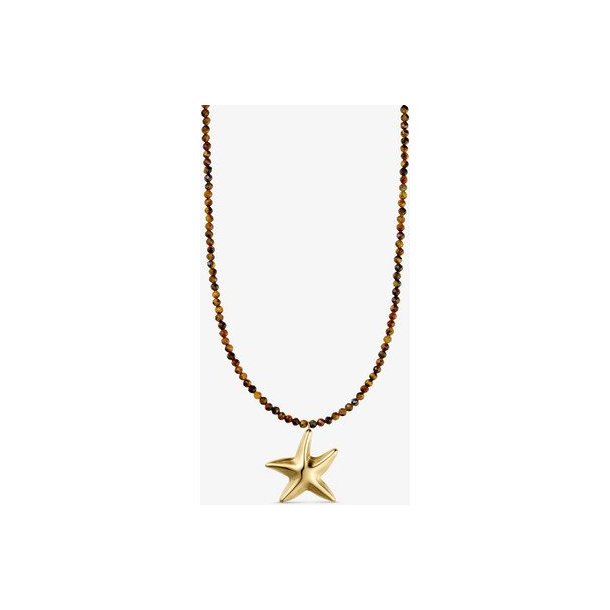 WOLFF JEWELRY BIG STAR NECKLACE G/B - 1260