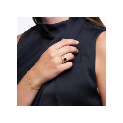 PURE BY NAT SILVIA RING G/B SMOKY QUARTZ - 48336