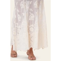 BYIC ELLINORIC LACE MAXI SKIRT OFF WHITE - 2565