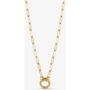 CHAIN COIN CHARM NECKLACE GOLD - 1158