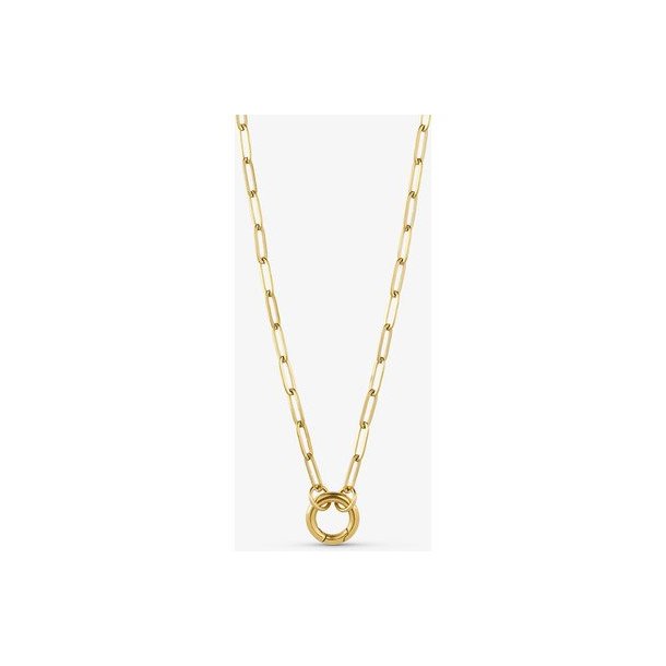 CHAIN COIN CHARM NECKLACE GOLD - 1158