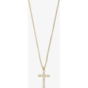WOLFF JEWELRY CROSSY NECKLACE G/B - 1264