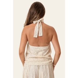 BYIC HOLLYIC WRAP TOP OFF WHITE LACE - A25102